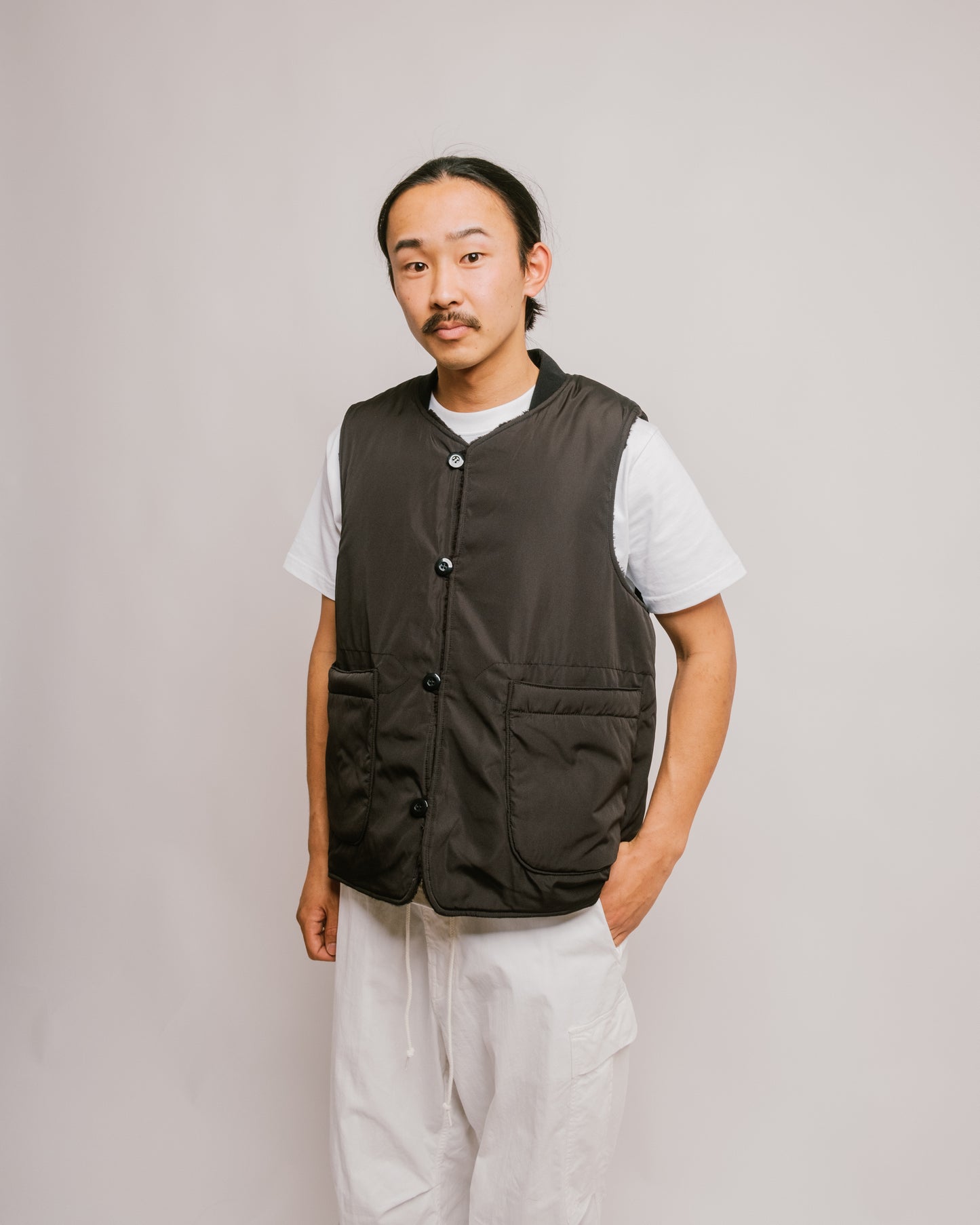 Army Twill - PE Weather Reversible vest - Black
