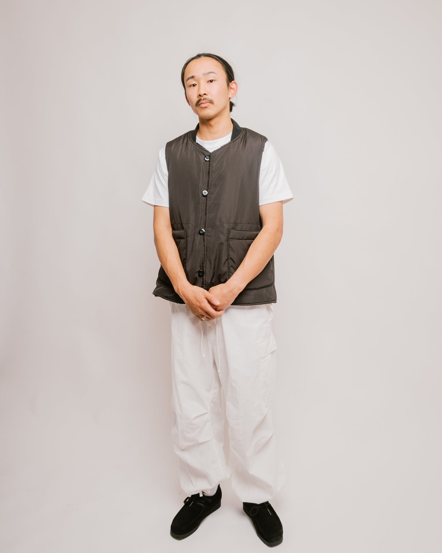 Army Twill - PE Weather Reversible vest - Black
