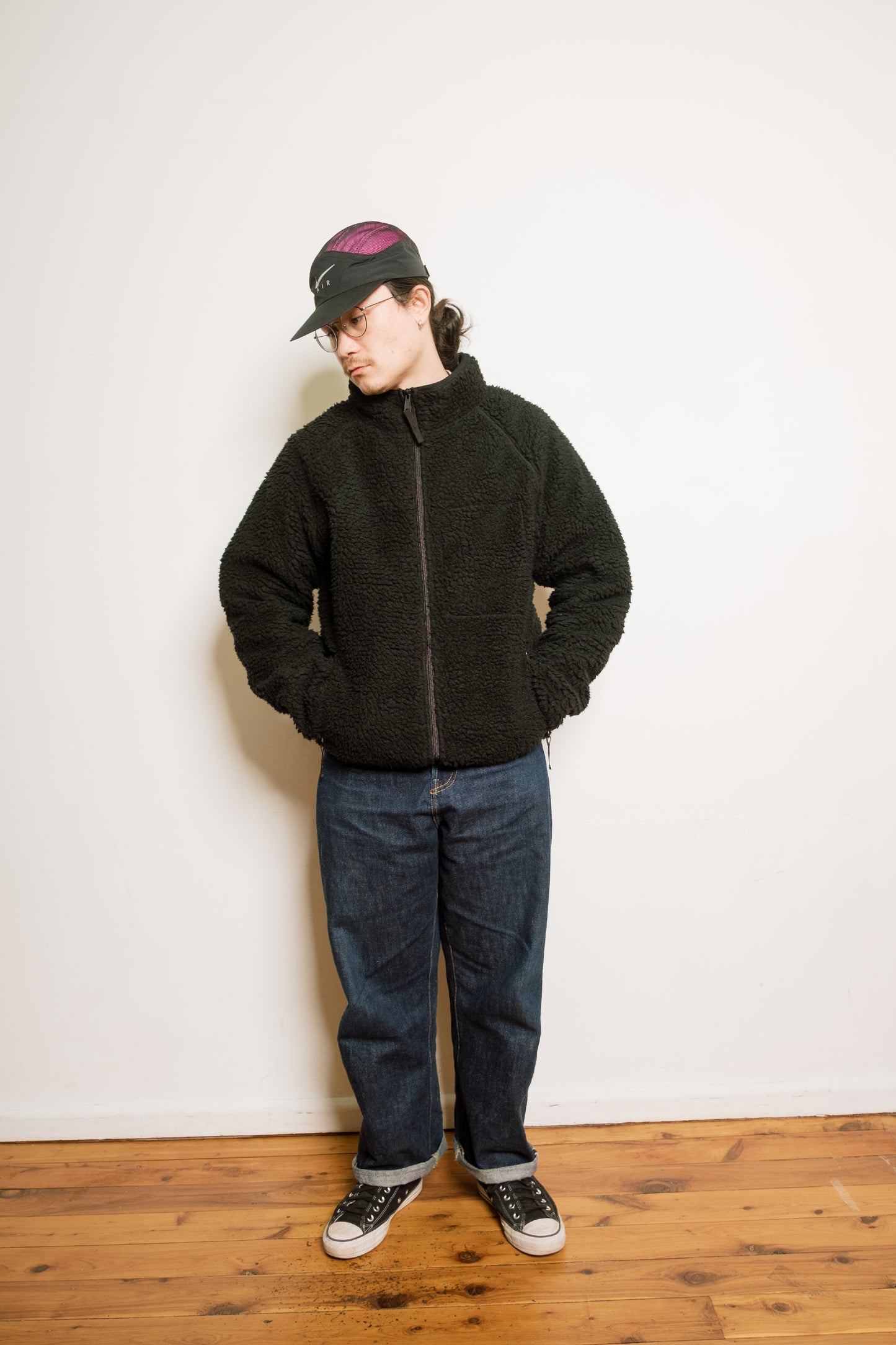 Manastash Black Fleece Jacket