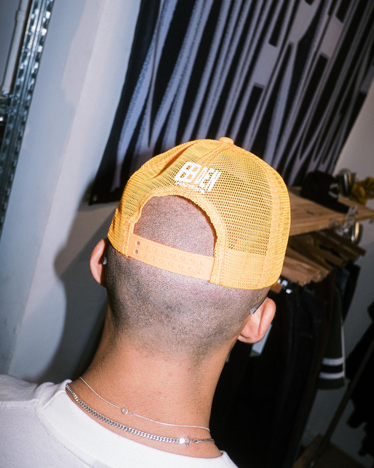 Den Souvenir - Aki Yamamoto Trucker Cap - Orange