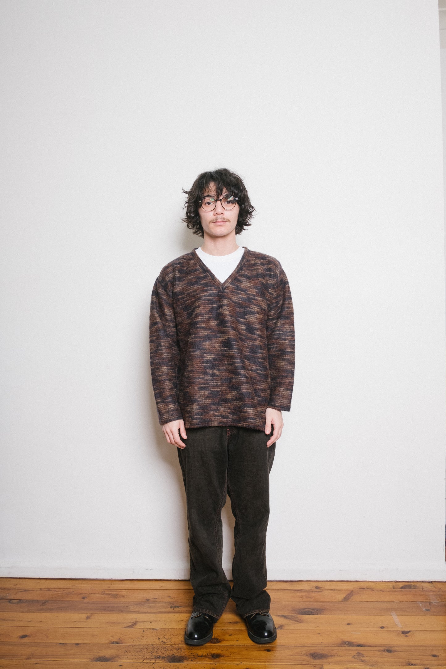 South2 West8 Knit V-Neck Sweater