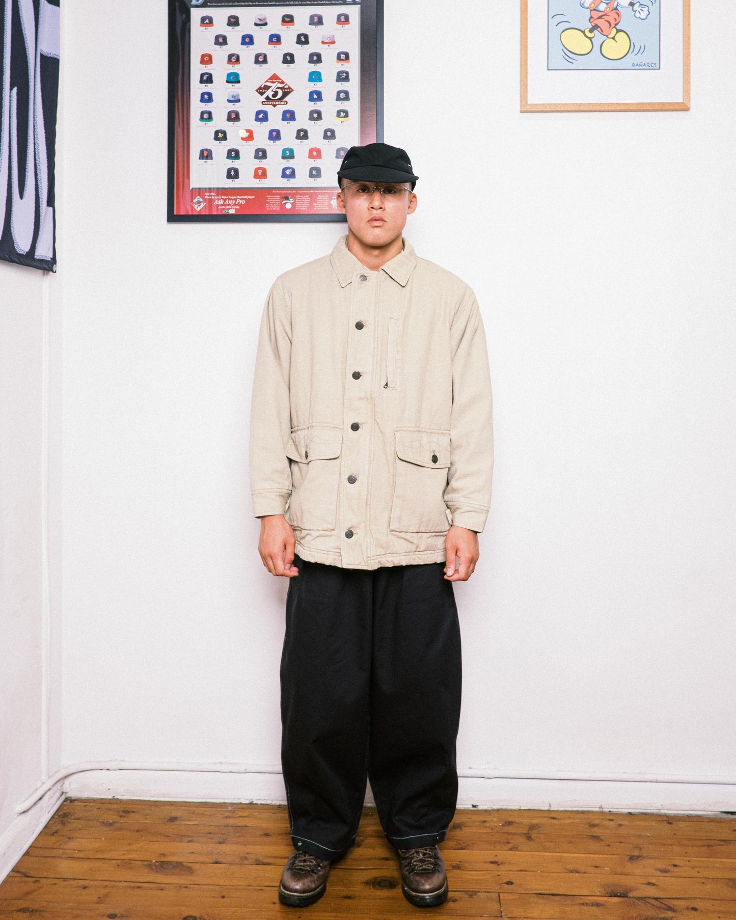 Montbell WINDS Fleece Lined Chore Jacket - 90s