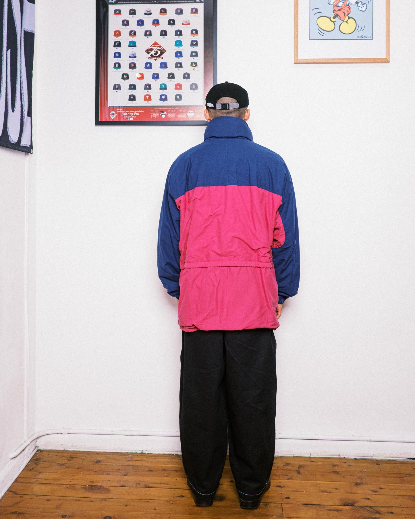 Montbell 2-Tone Pink/Navy 90s Parka Jacket