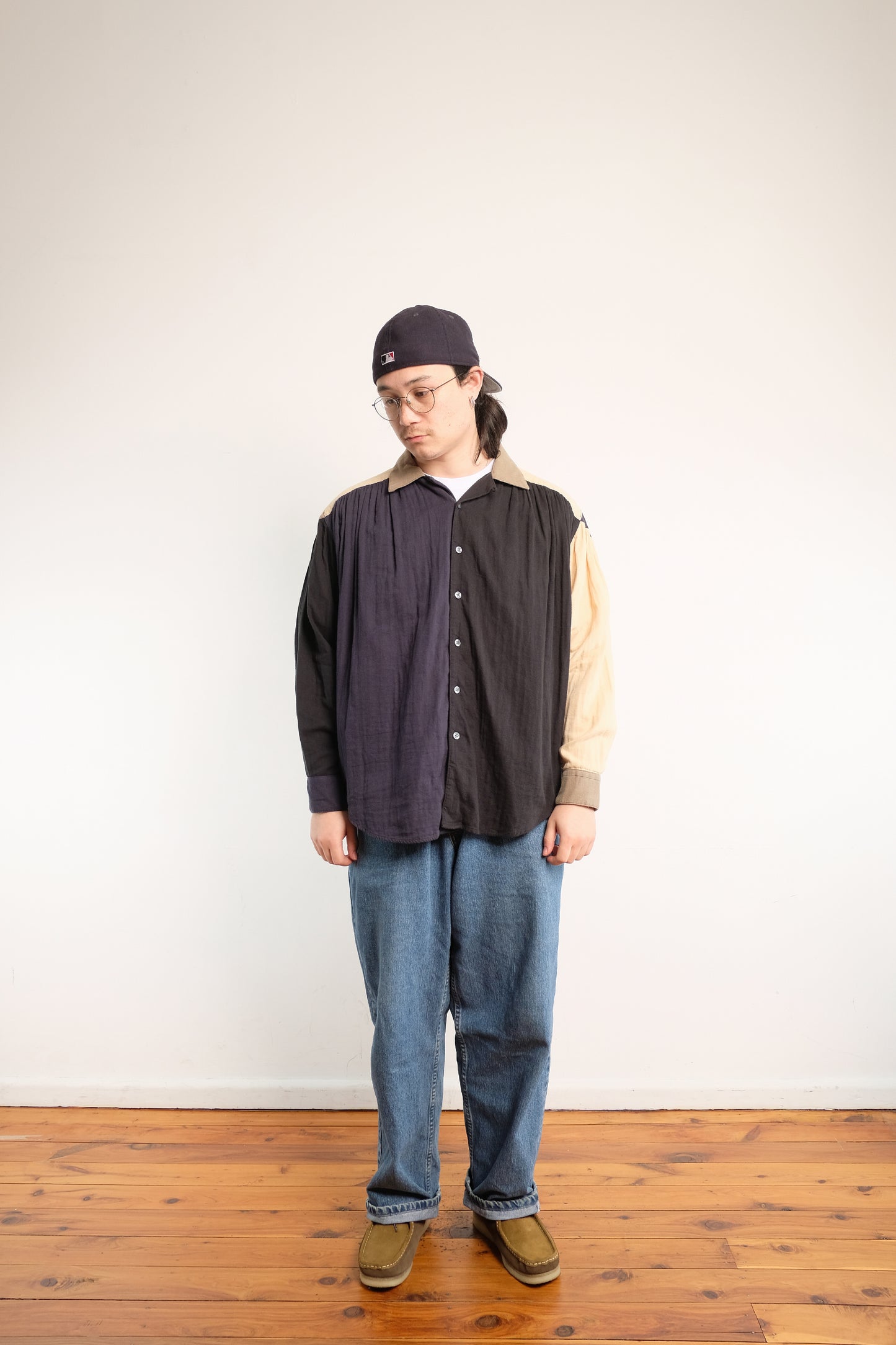 AiE "Arts in Education" x Beams Contrasted Painter Shirt
