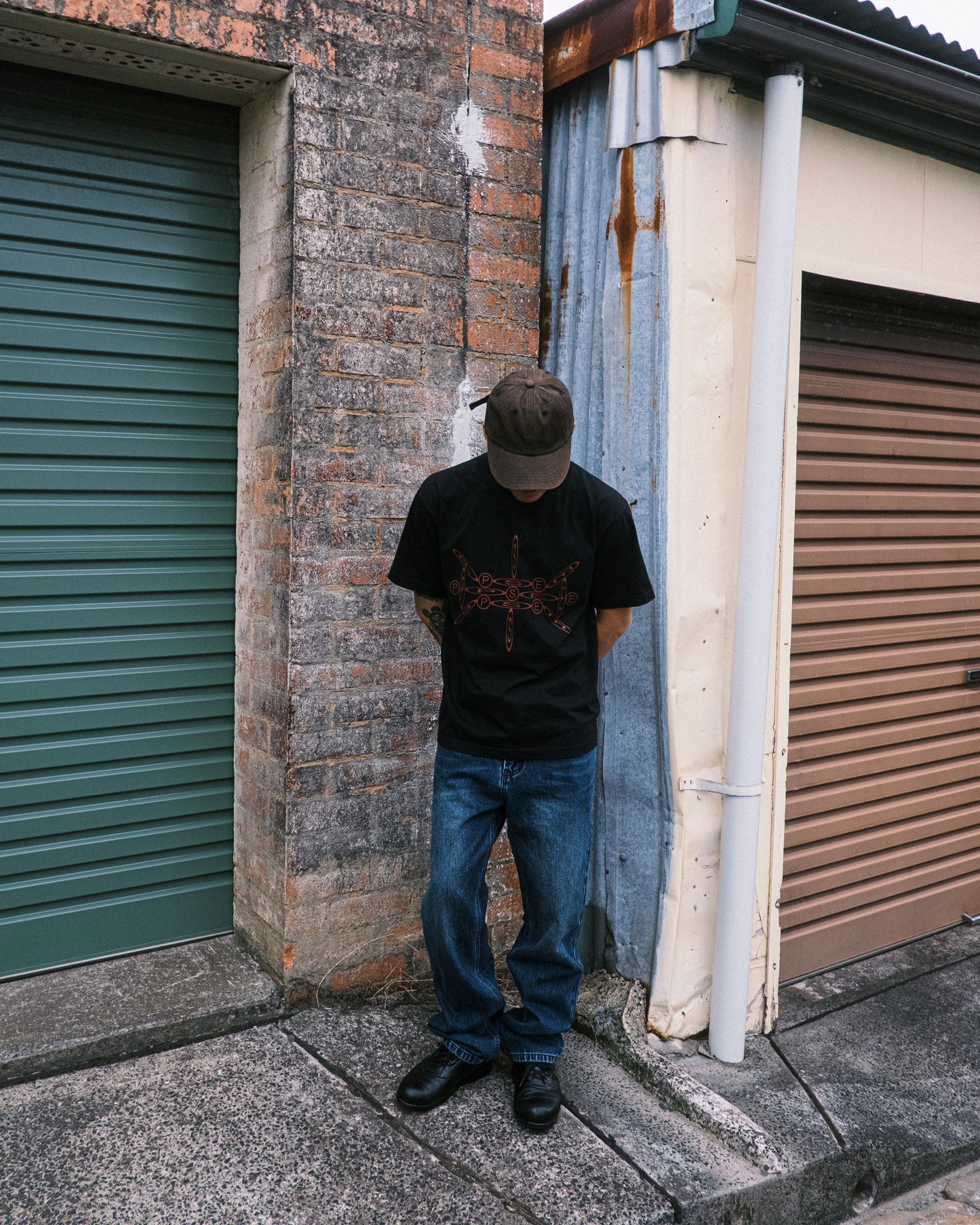 Pseushi - Washed Canvas Cap - Brown