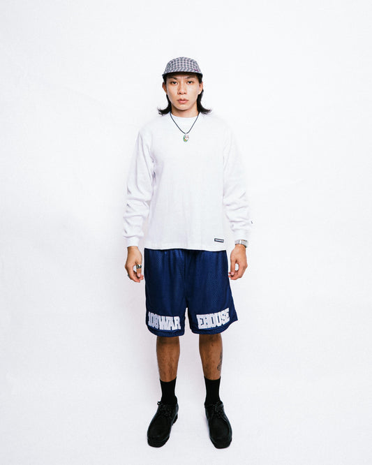 108WAREHOUSE - EHOUSE Mesh Shorts - Navy / Grey