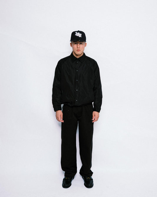108WAREHOUSE - Coach Jacket - Black/Plaid
