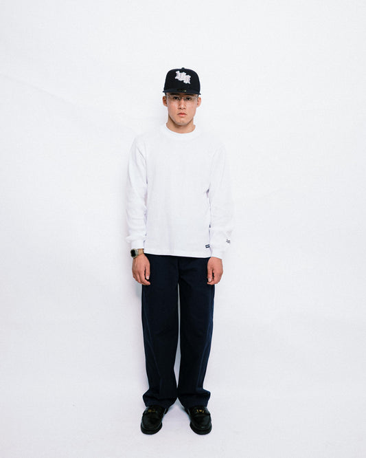 108WAREHOUSE - Relaxed Twill Trouser - Navy