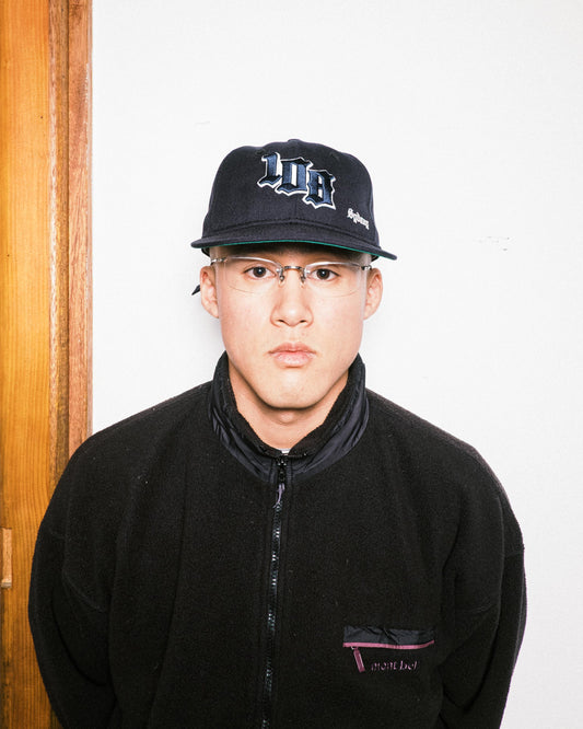 New Era x 108WAREHOUSE - 9FIFTY® Retro Crown Strapback Cap - Navy