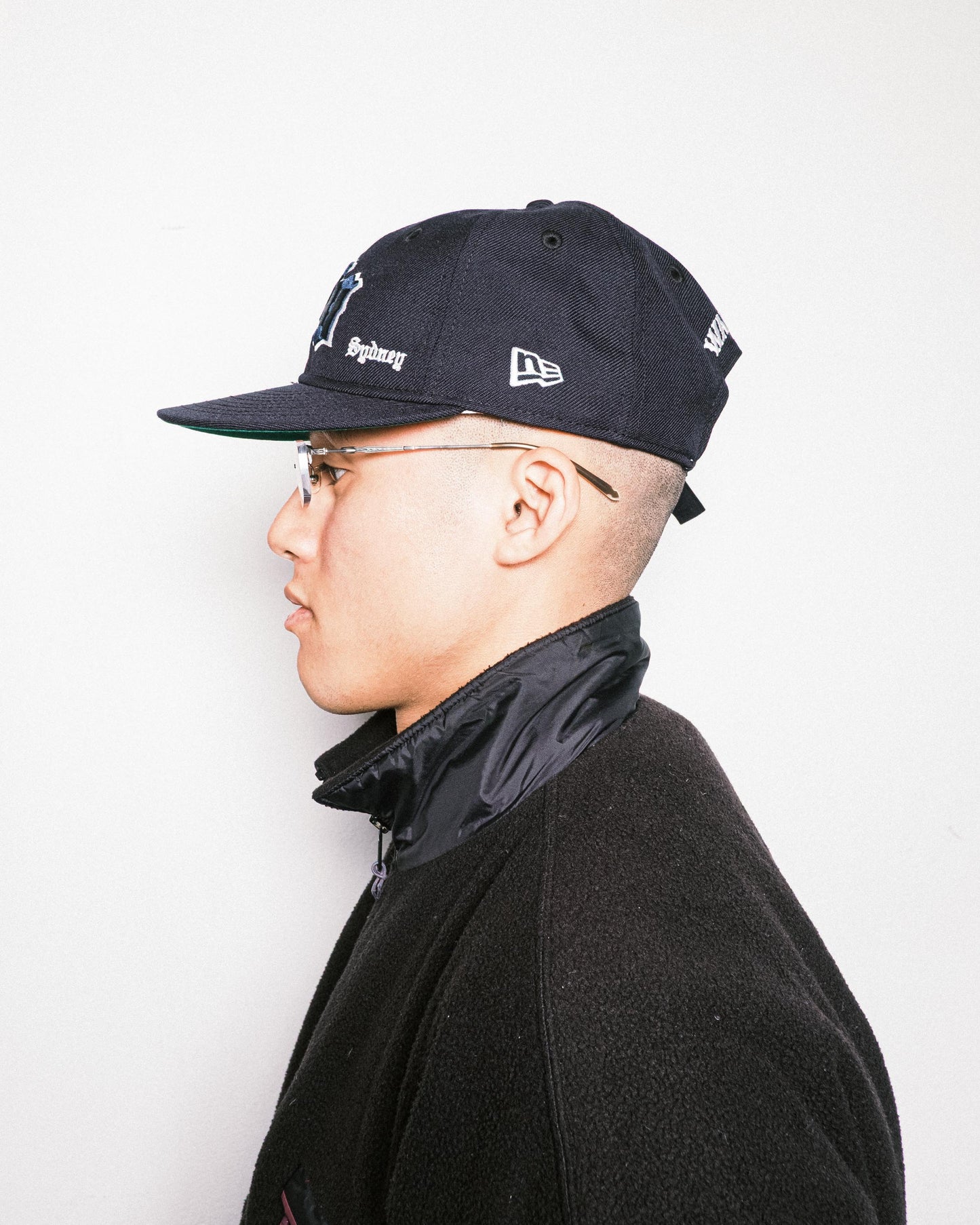 New Era x 108WAREHOUSE - 9FIFTY® Retro Crown Strapback Cap - Navy