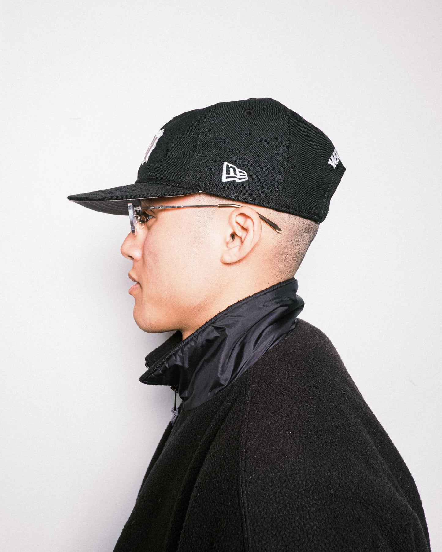 New Era x 108WAREHOUSE - 9FIFTY® Retro Crown Strapback Cap - Black
