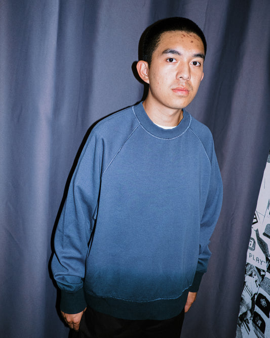 Melsign - Canvas Fade Crewneck - Navy