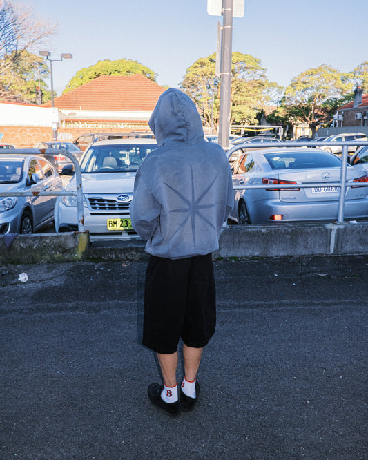 Pseushi - Pareidolia Hoodie - Faded Grey