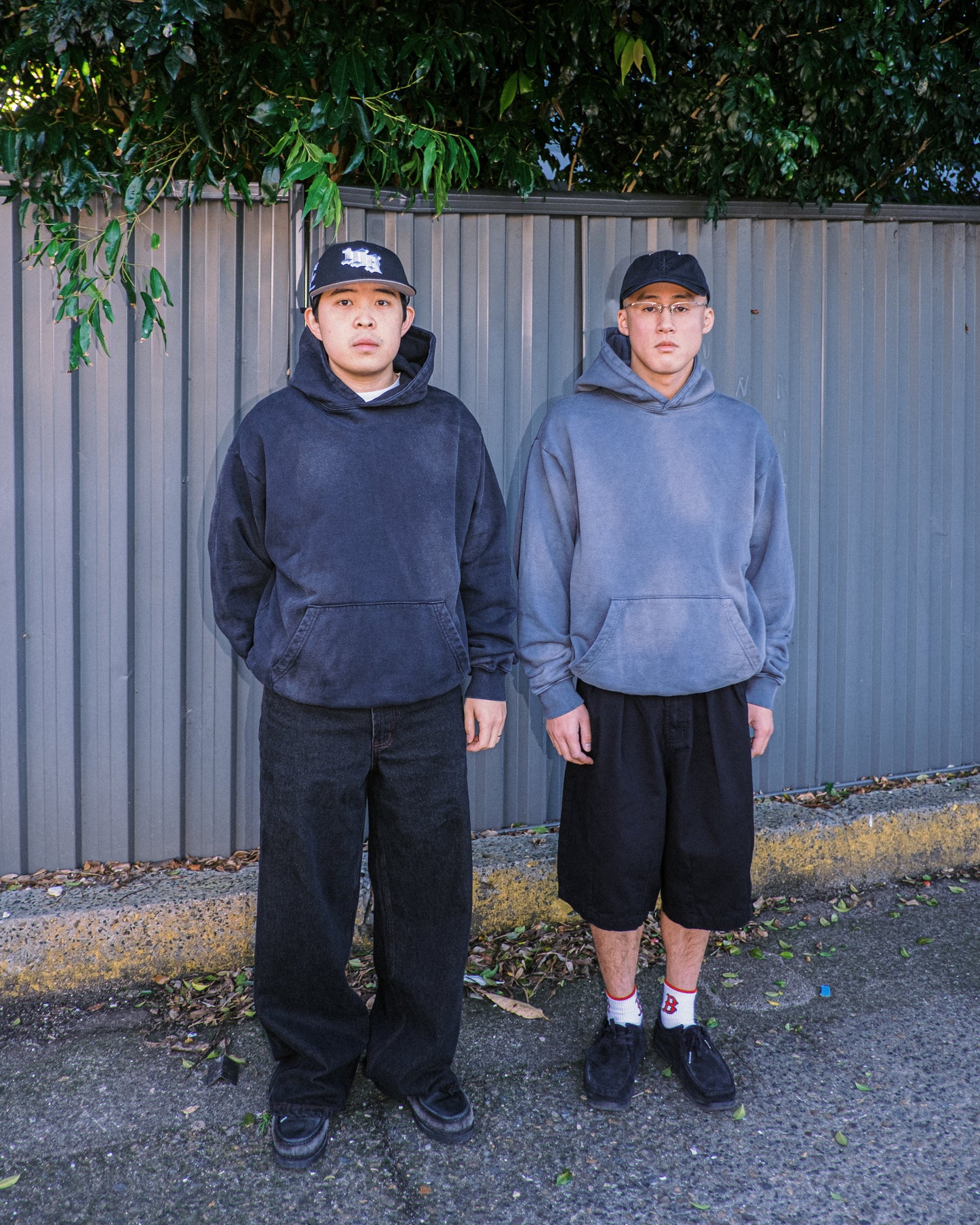Pseushi - Pareidolia Hoodie - Faded Grey