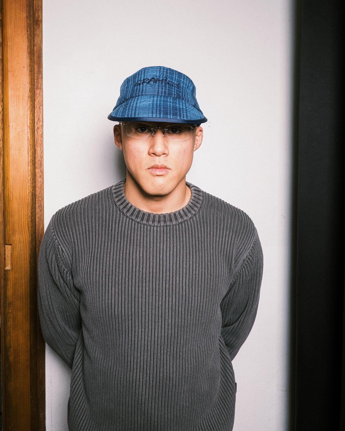 Gramicci - Long Bill Cap - Indigo Checkered Plaid