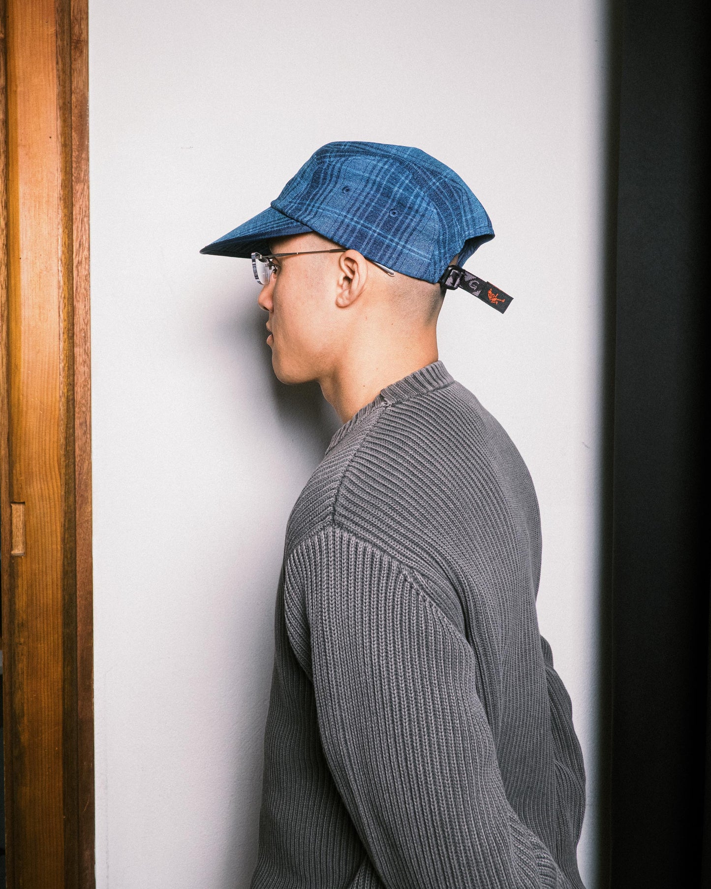 Gramicci - Long Bill Cap - Indigo Checkered Plaid