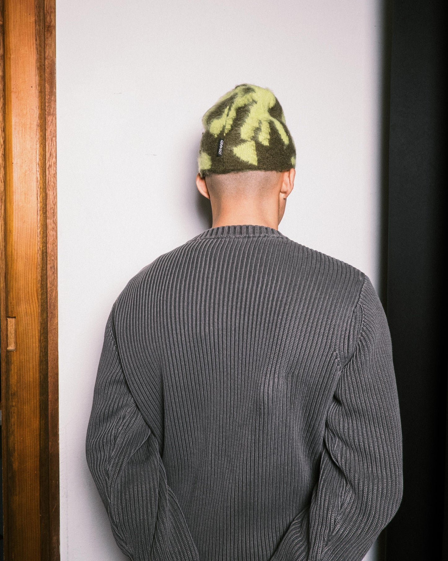 Gramicci - Mohair Burly Runningman Beanie - Chartreuse