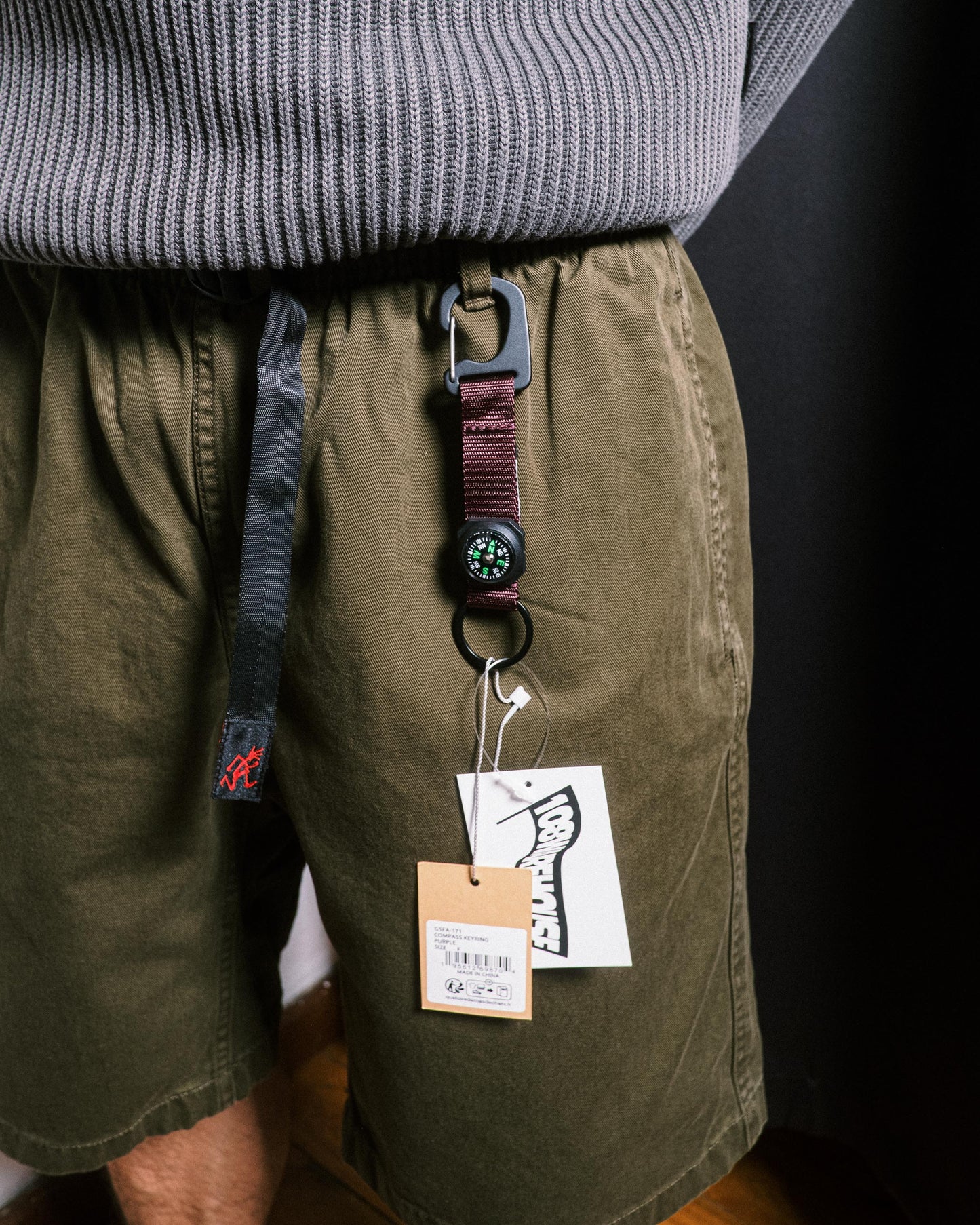 Gramicci - Compass Keyring - Purple