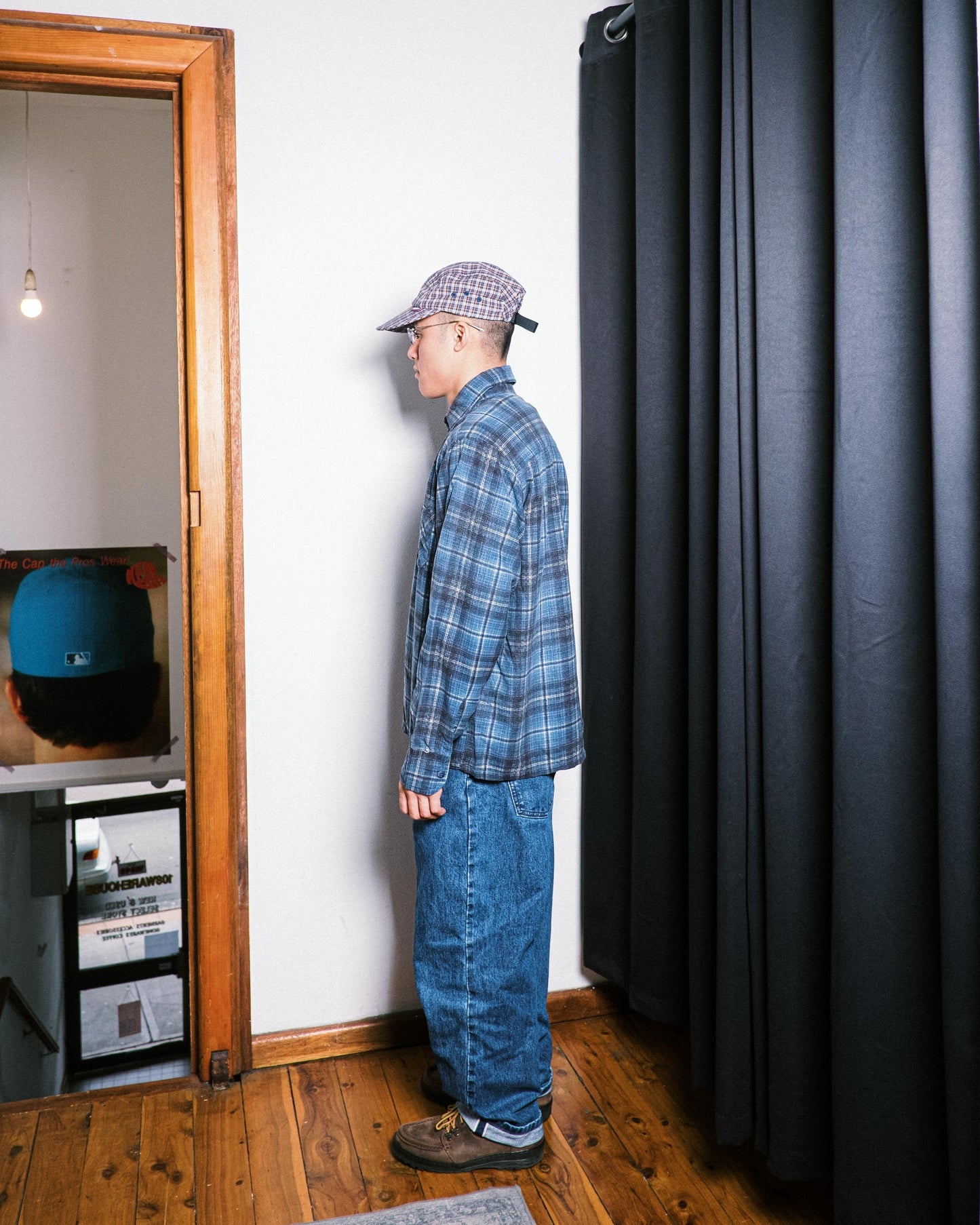 Needles Sportswear Blue Flannel Shirt