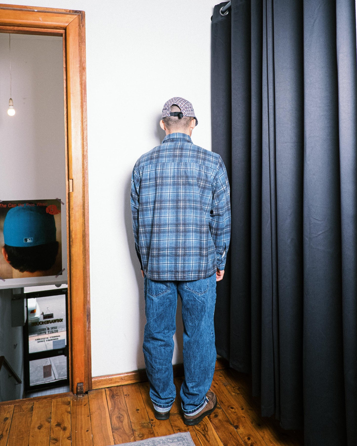 Needles Sportswear Blue Flannel Shirt