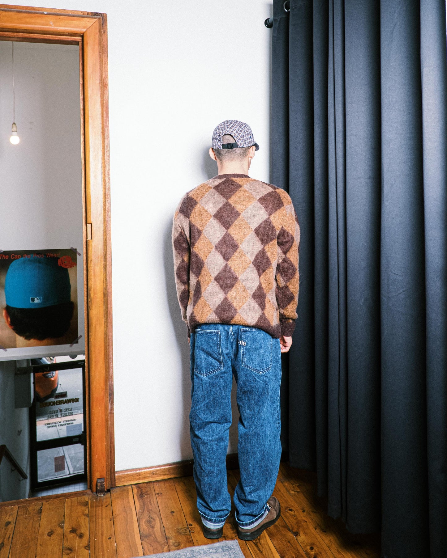 Needles Brown V-Neck Knit