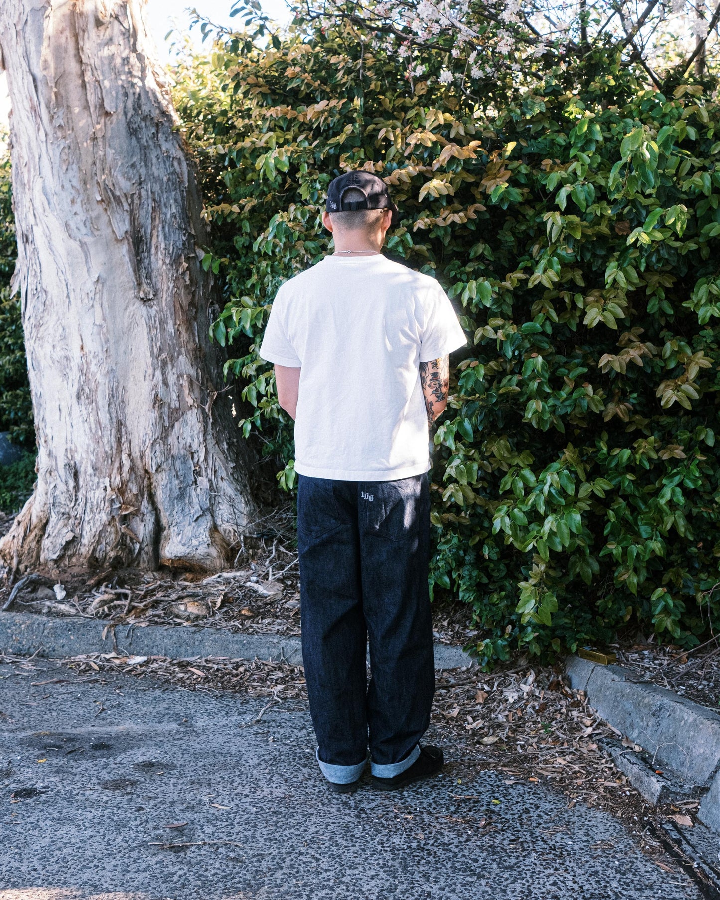 108WAREHOUSE - Baggy Selvedge Denim - Raw Indigo