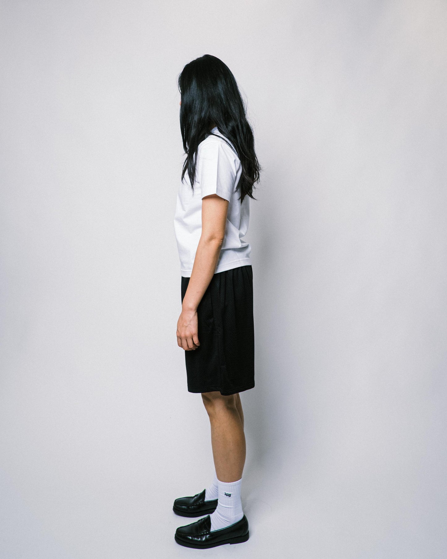 108WAREHOUSE - Stripe Logo Mesh Shorts - Blue
