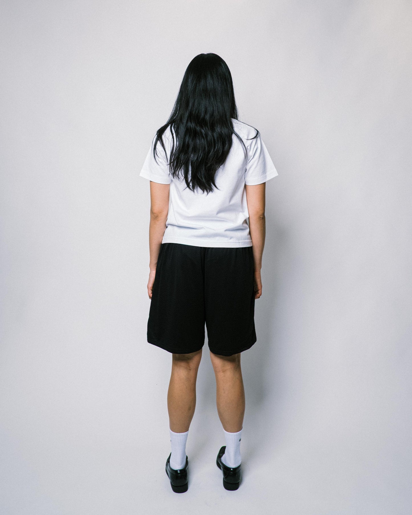 108WAREHOUSE - Stripe Logo Mesh Shorts - Blue