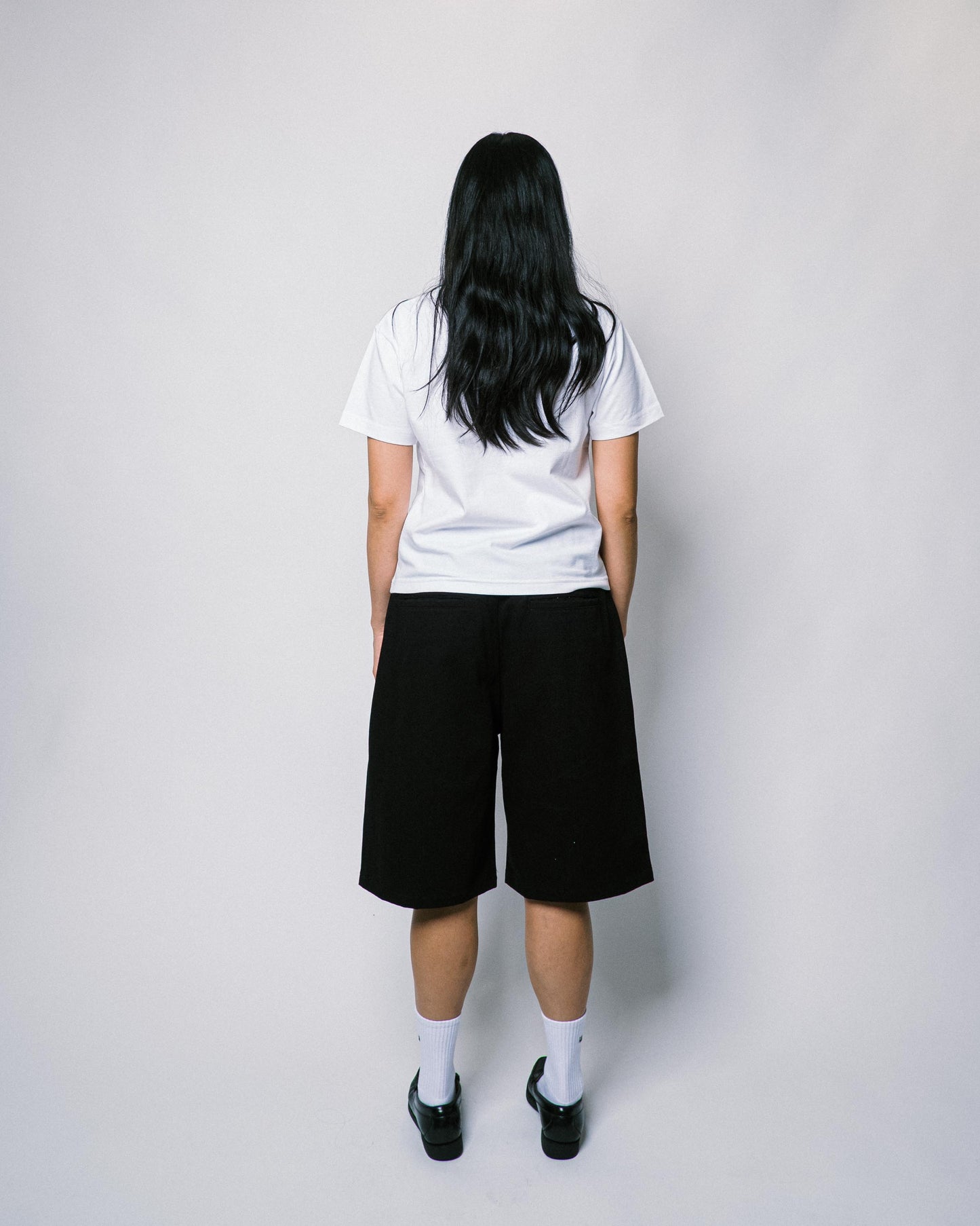108WAREHOUSE - Big Twill Shorts - Black