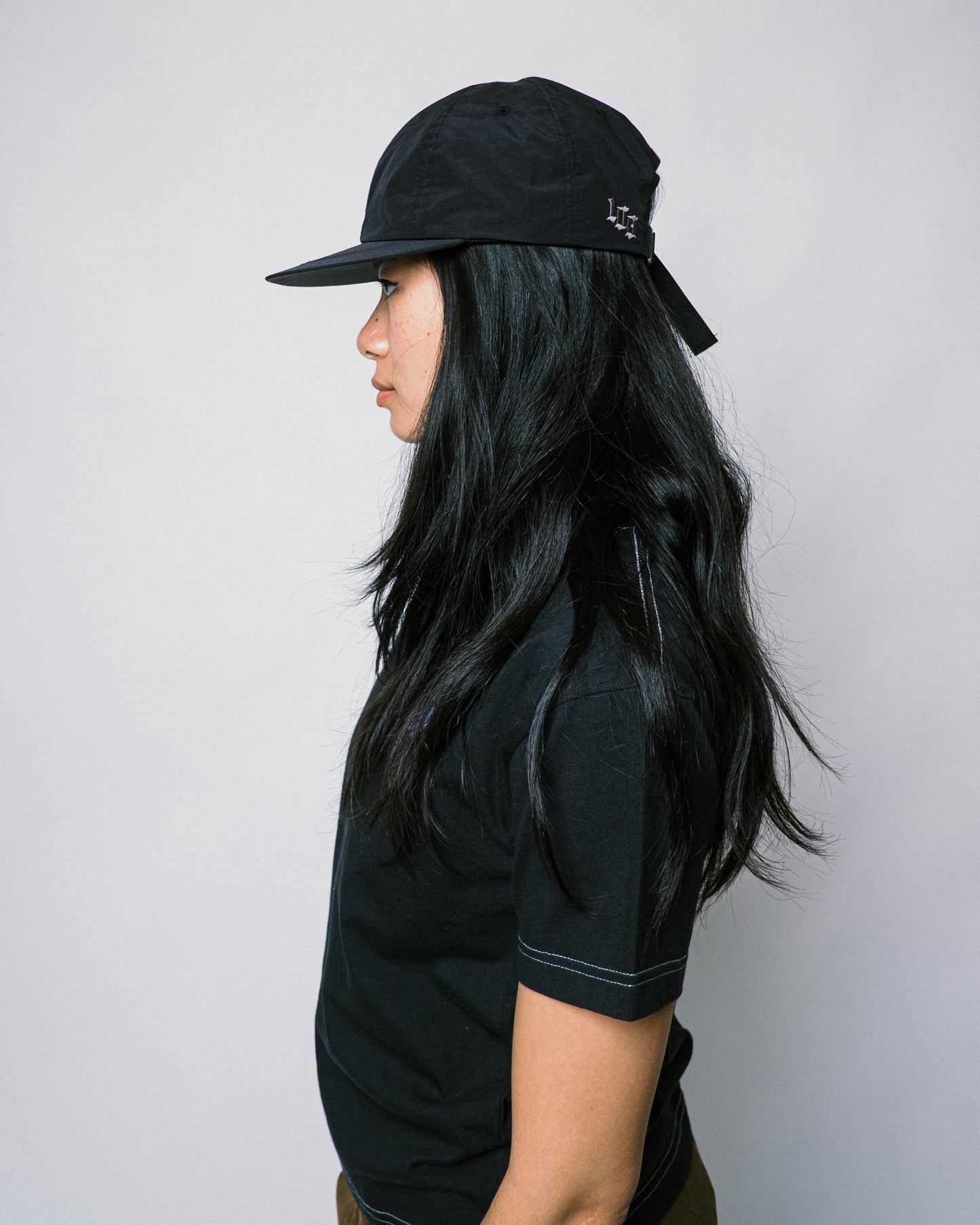 108WAREHOUSE - Relaxed 6 Panel Cap - Black