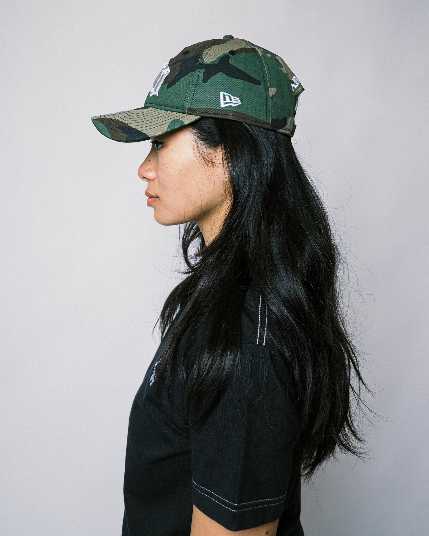 108WAREHOUSE x New Era - 9TWENTY Team Logo Cap - Woodland Camo
