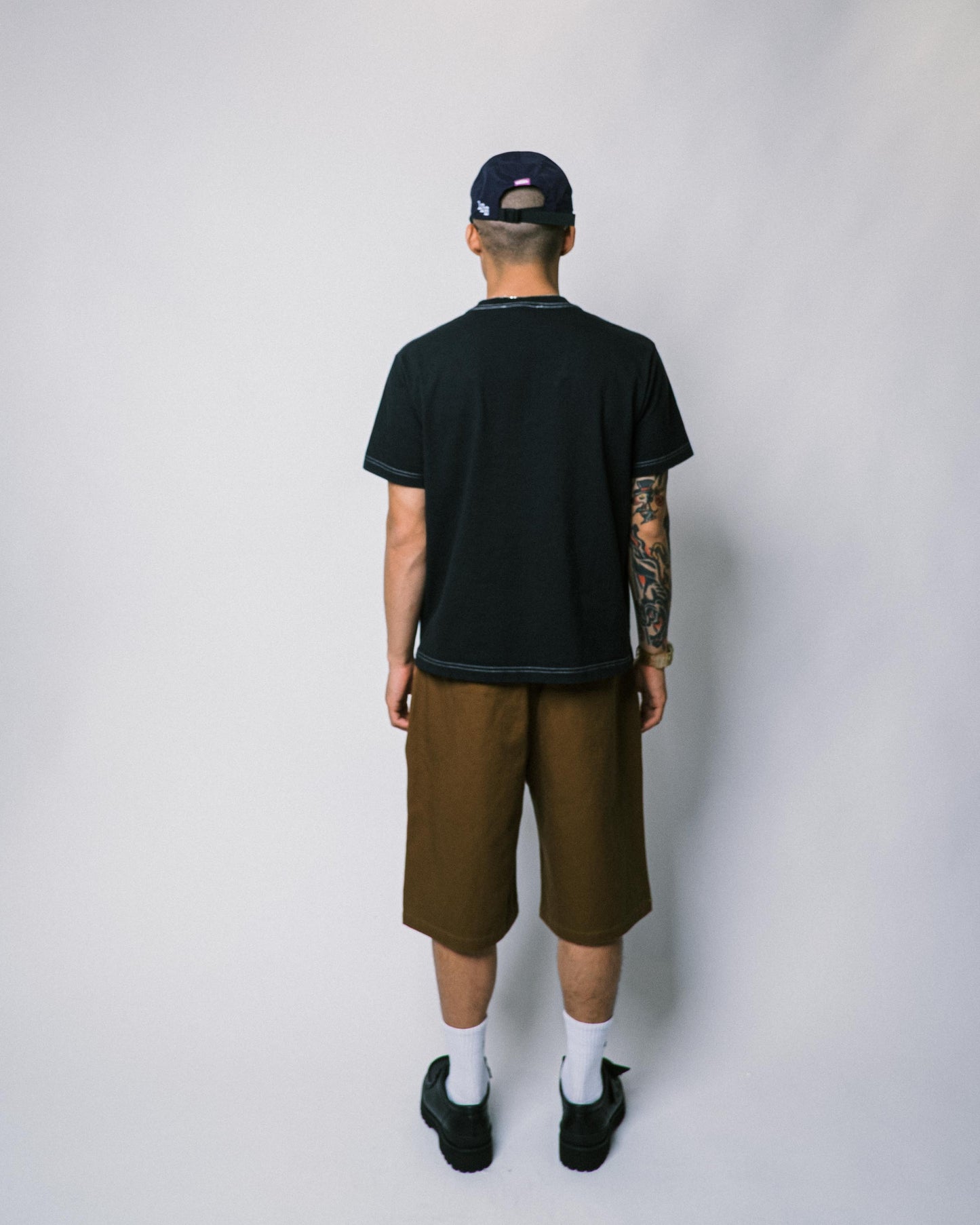 108WAREHOUSE - Big Twill Shorts - Coffee