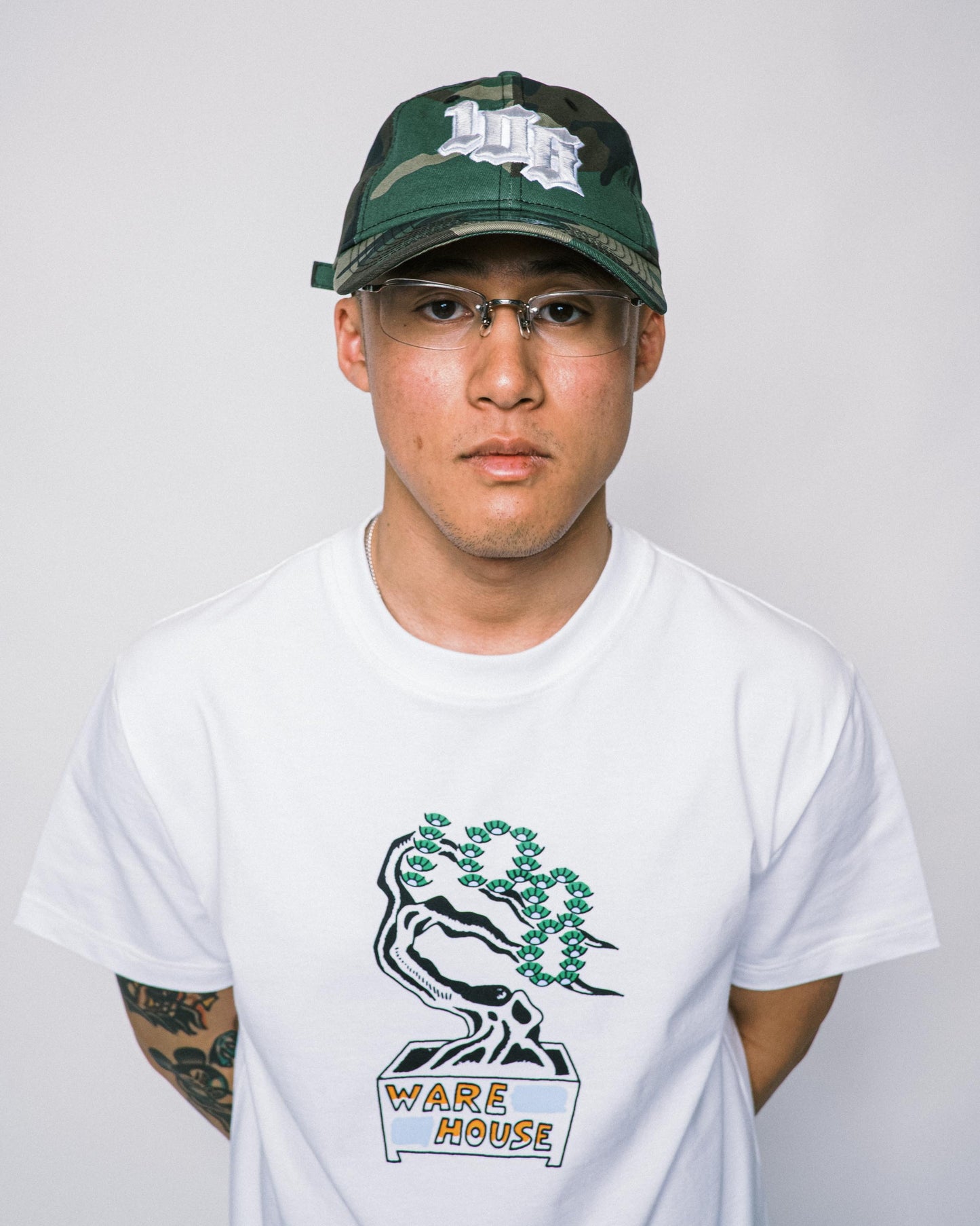 108WAREHOUSE x New Era - 9TWENTY Team Logo Cap - Woodland Camo