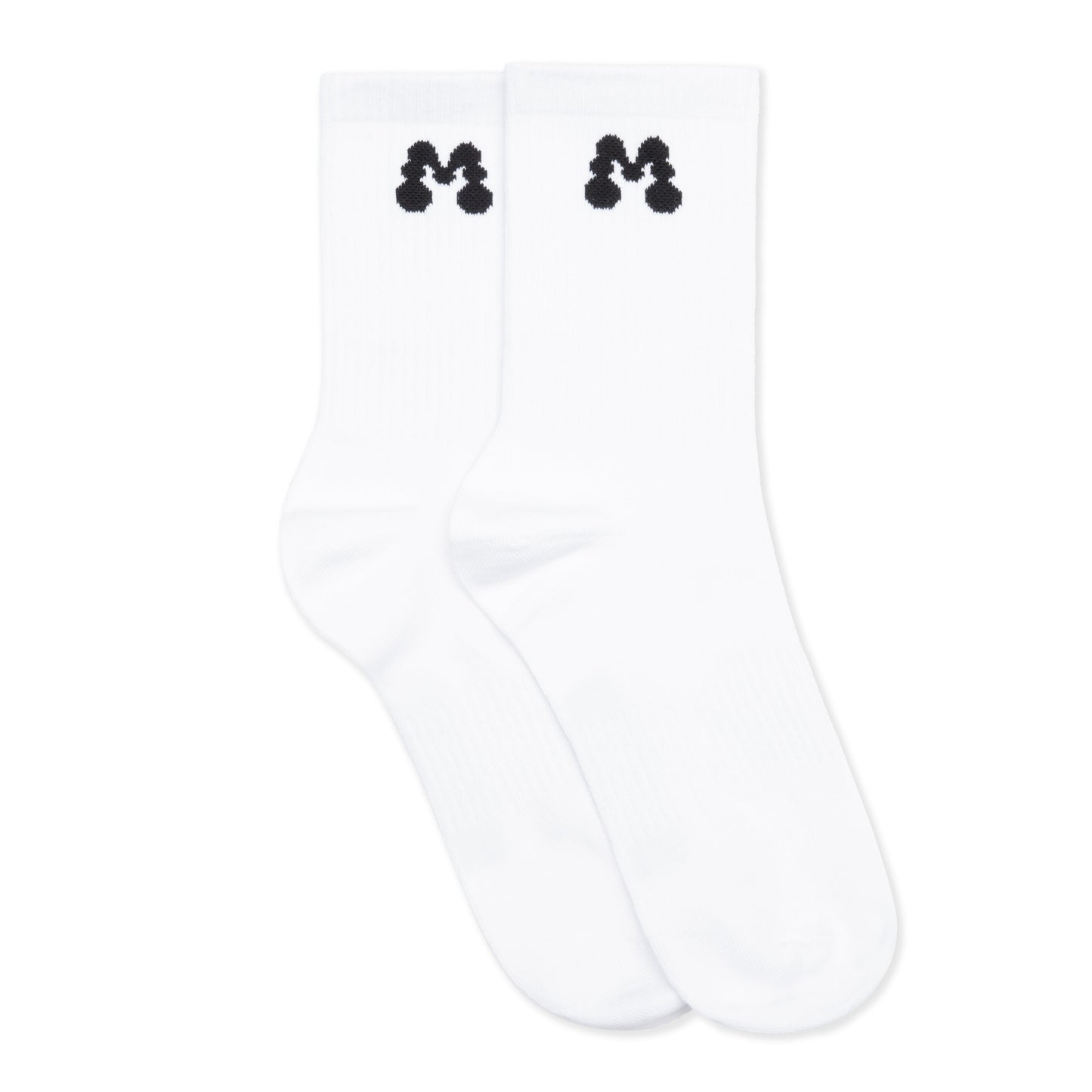 Momotoys - Bubble M Logo Socks - White
