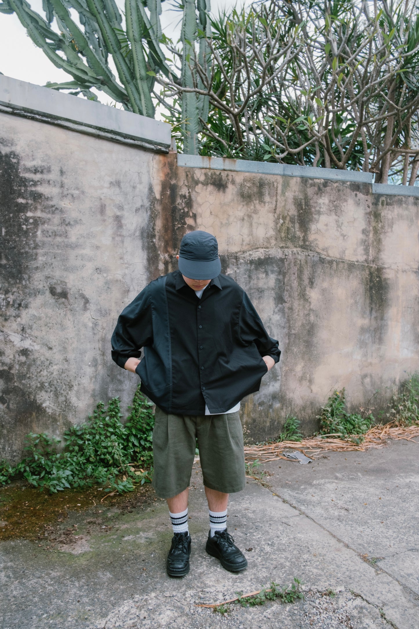 Melsign - Patched OV-L/S Shirt - Black