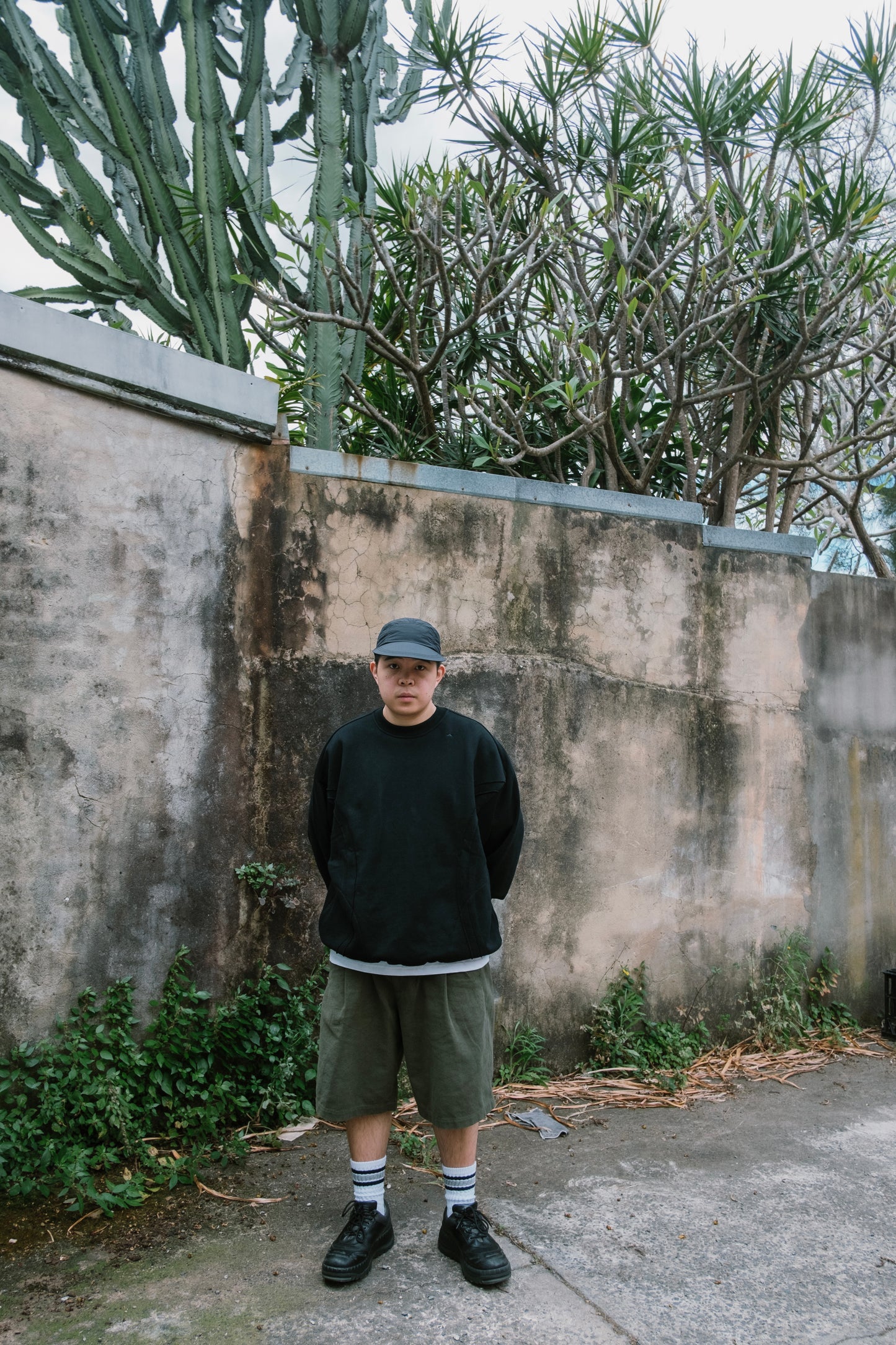 Melsign - Mixtrue BIG Crewneck - Black
