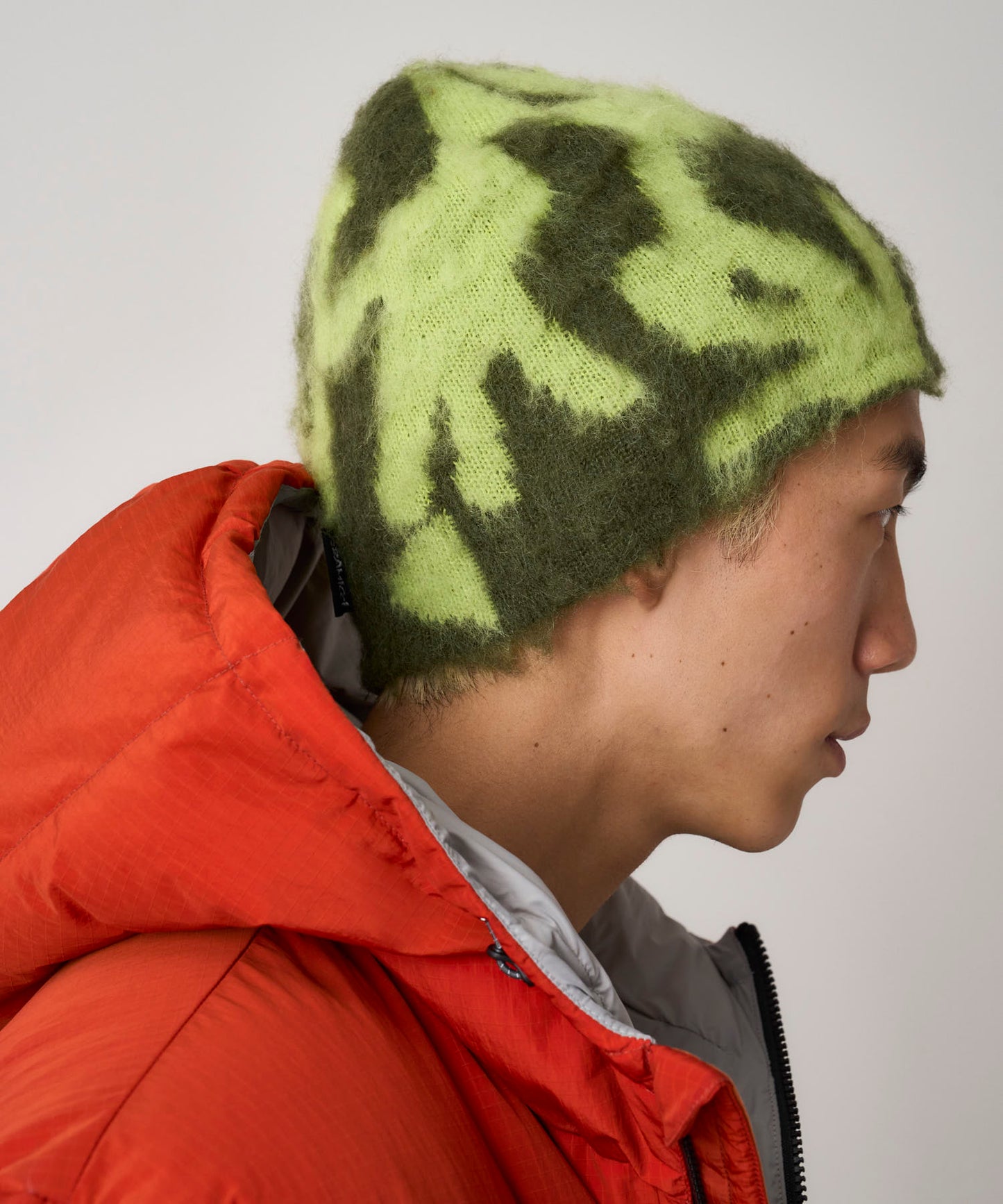 Gramicci - Mohair Burly Runningman Beanie - Chartreuse
