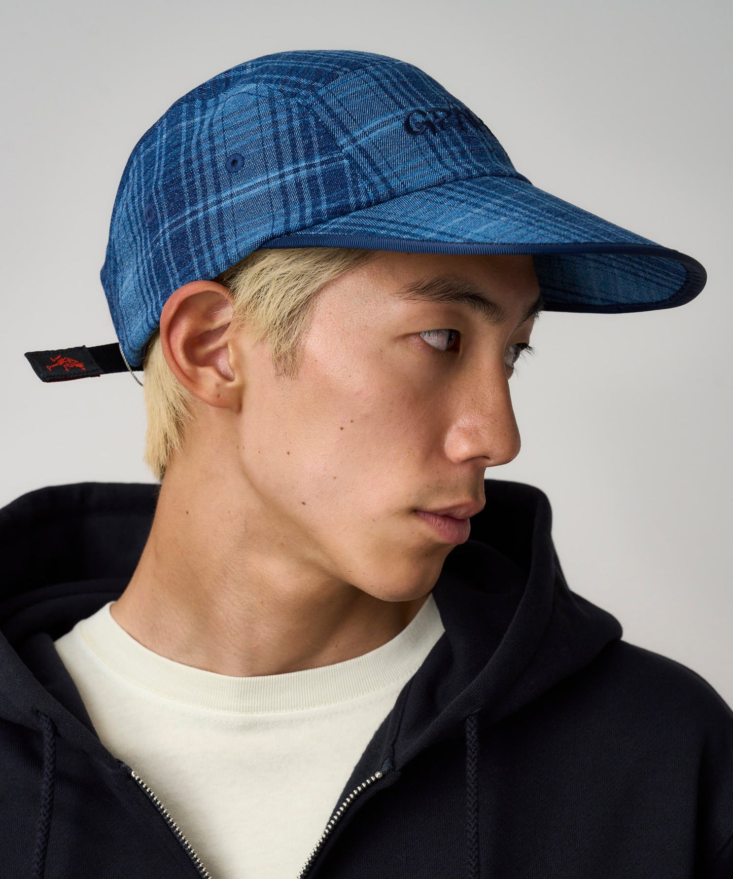 Gramicci - Long Bill Cap - Indigo Checkered Plaid