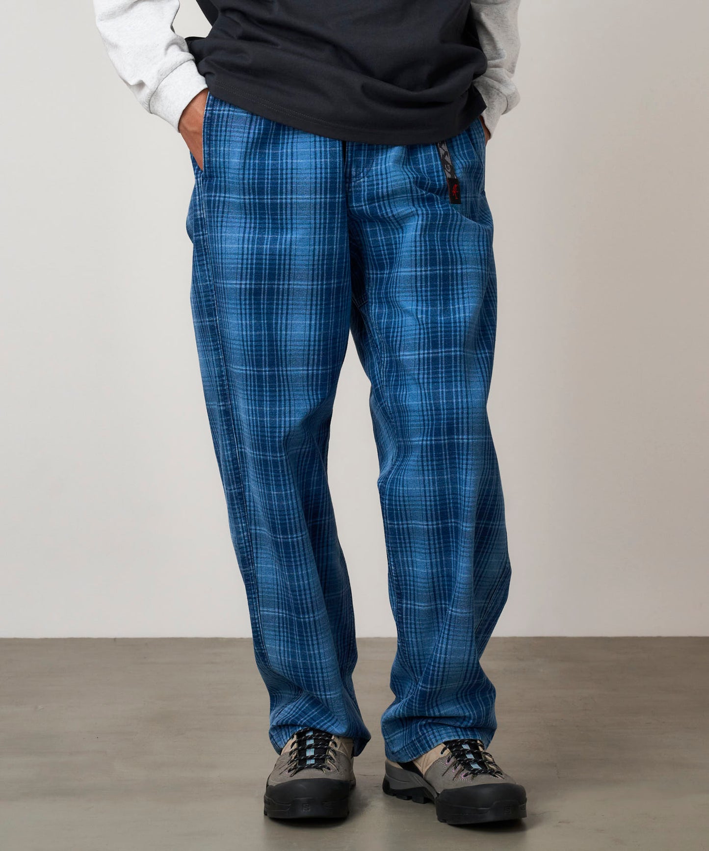 Gramicci - O.G. Denim Pant - Indigo Checkered Plaid