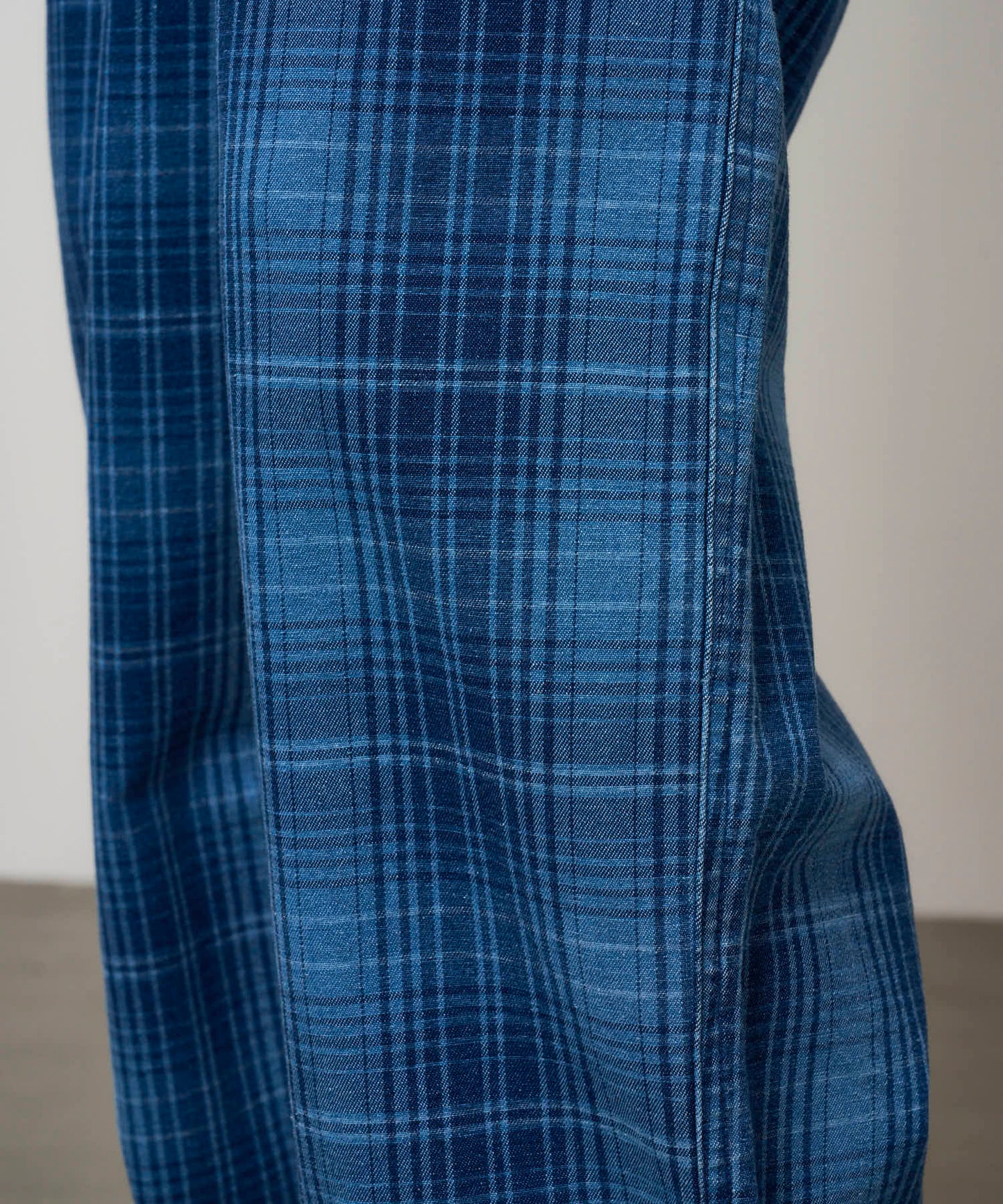 Gramicci - O.G. Denim Pant - Indigo Checkered Plaid