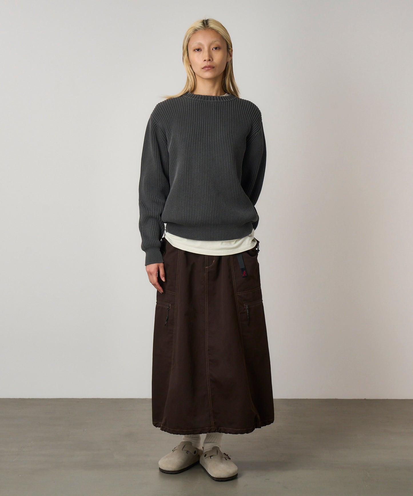 Gramicci - Cotton Knit Sweater - Grey