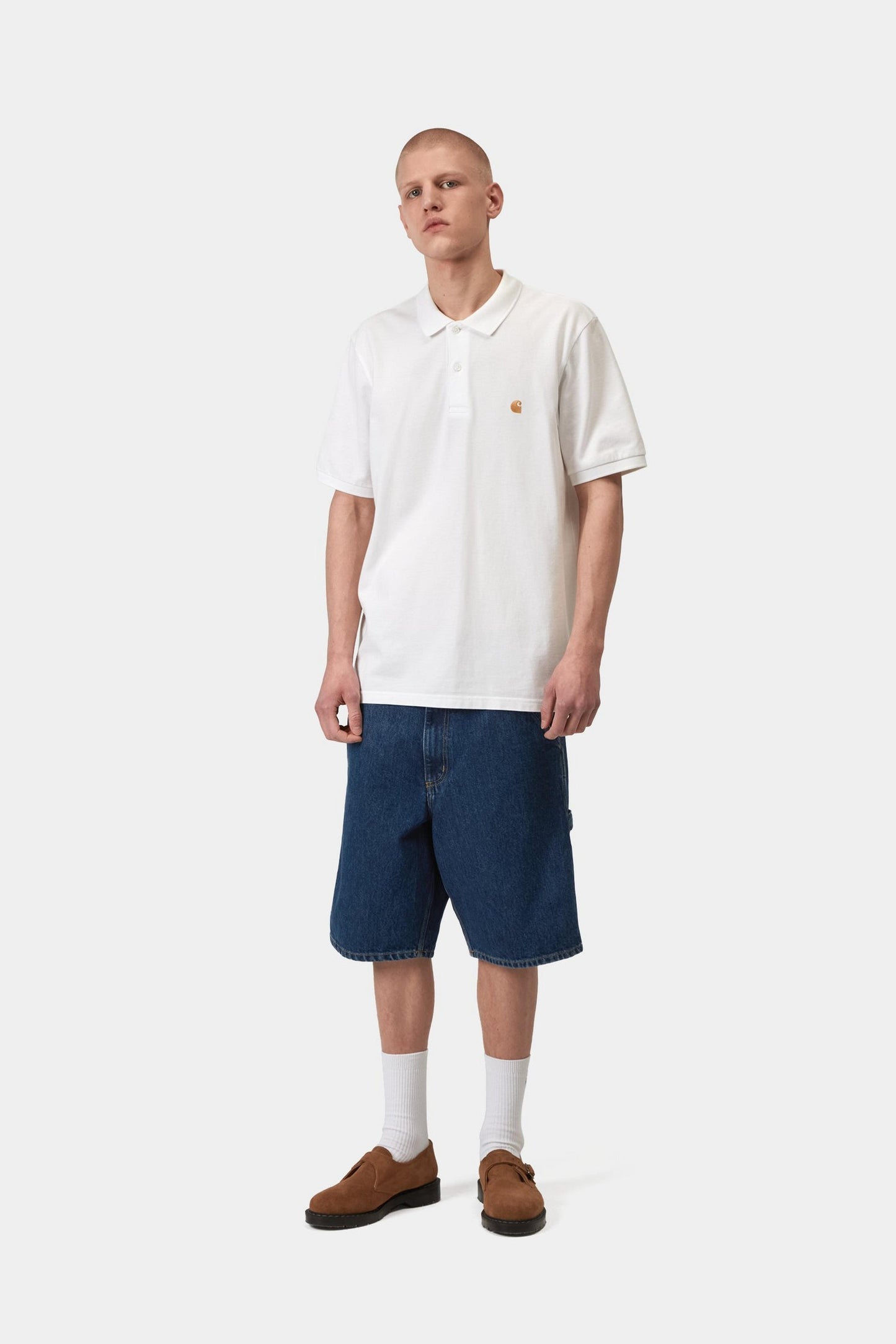 Carhartt WIP - Single Knee Short - Blue Stone Washed