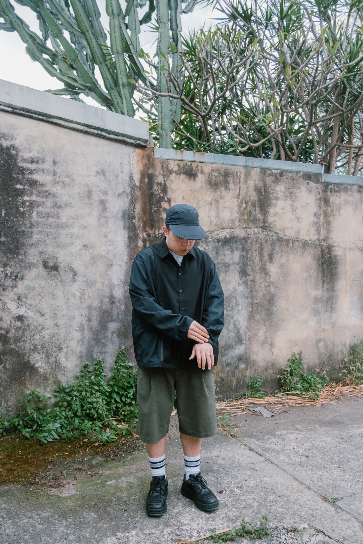 Melsign - Patched OV-L/S Shirt - Black