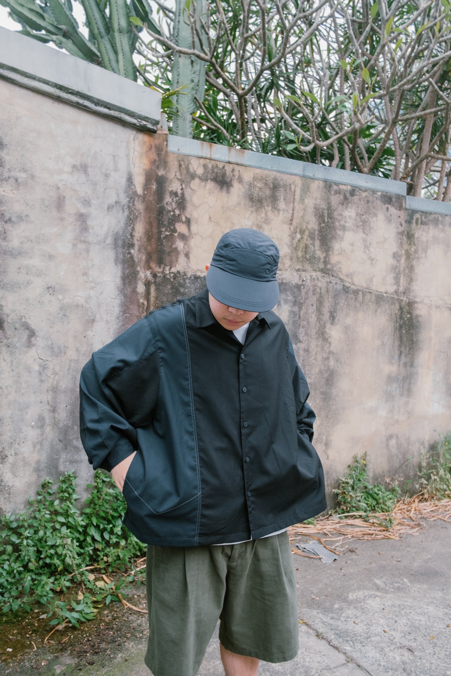 Melsign - Patched OV-L/S Shirt - Black