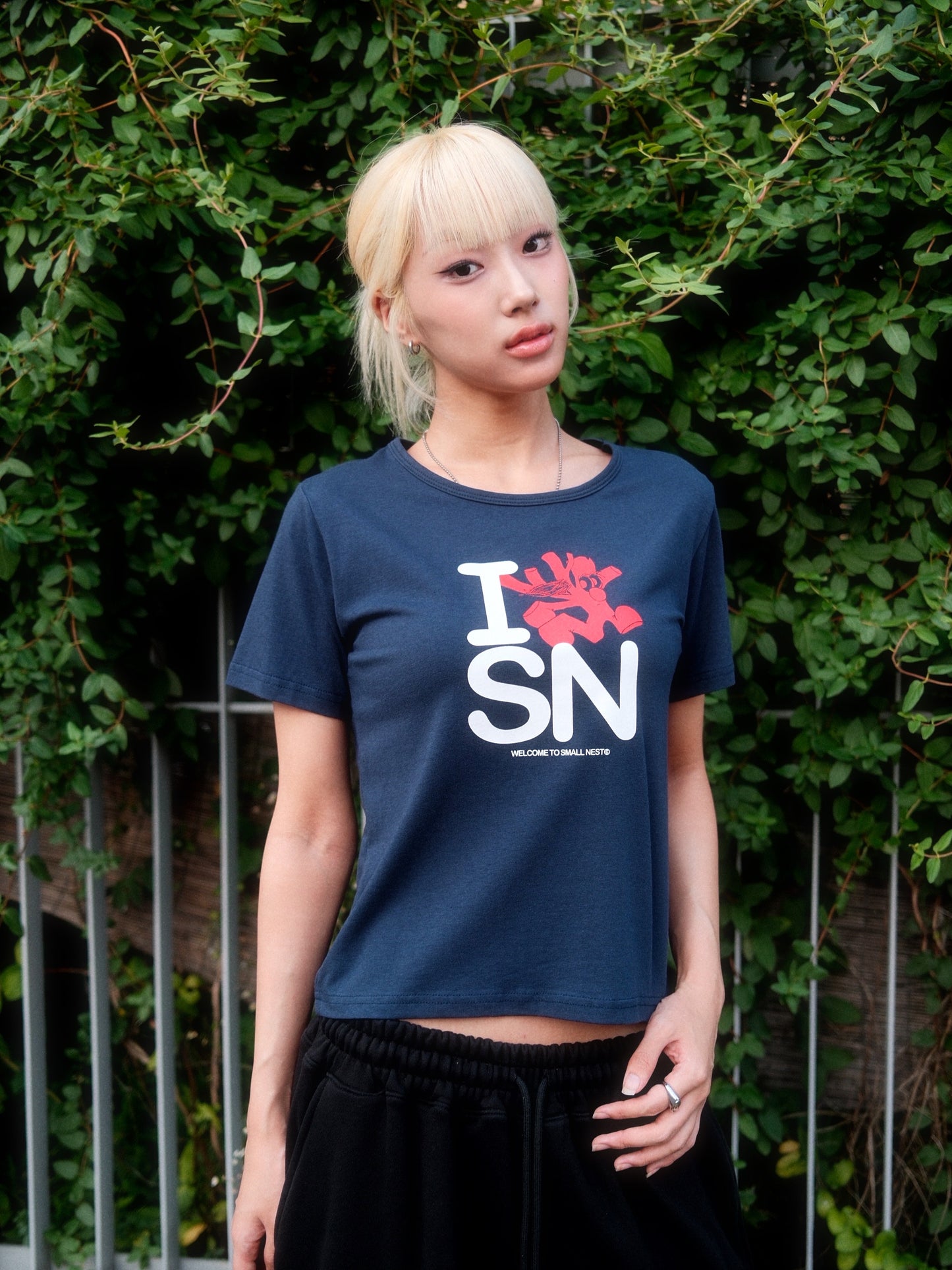Small Nest - I<3SN Tee - Navy