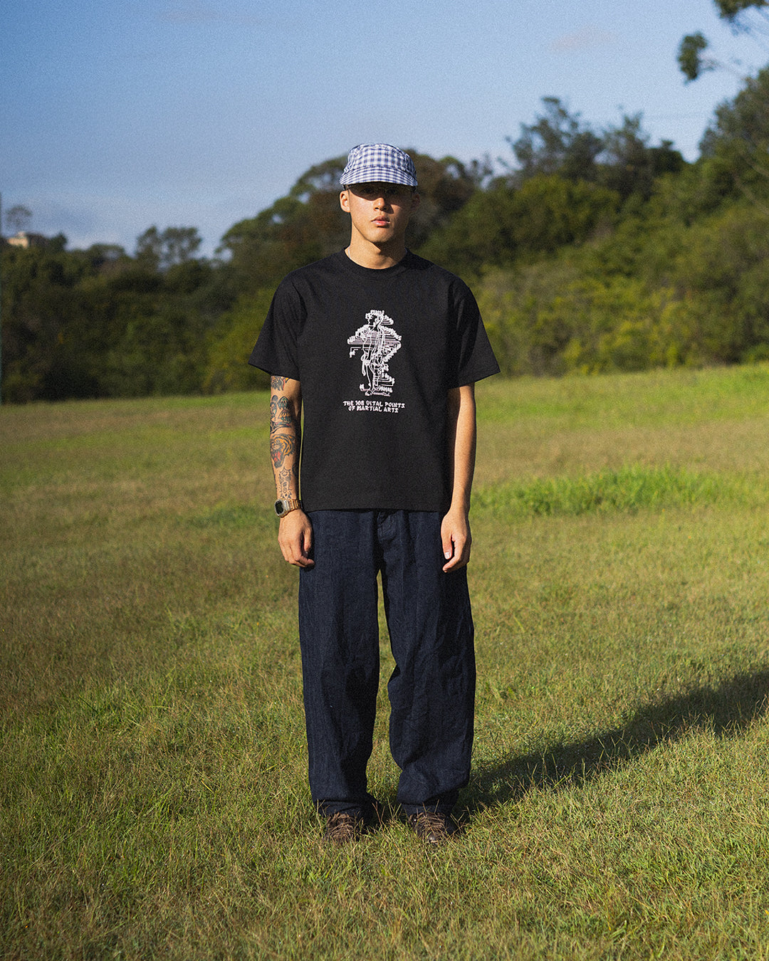108WAREHOUSE - Martial Arts T-Shirt (Black)