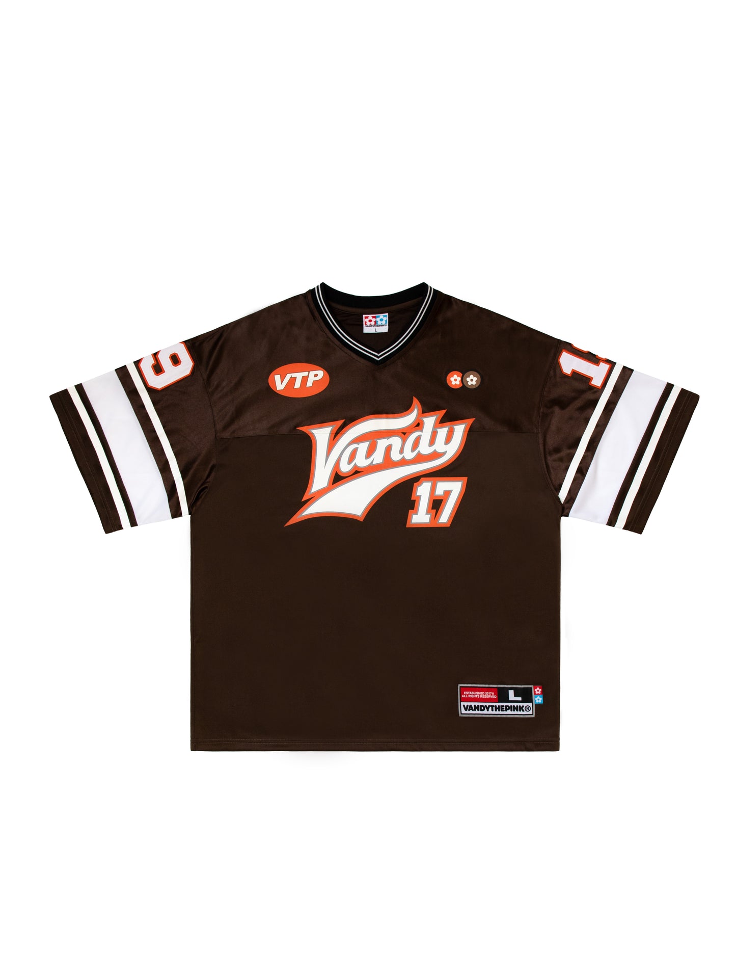 VANDYTHEPINK - Football Jersey - Brown