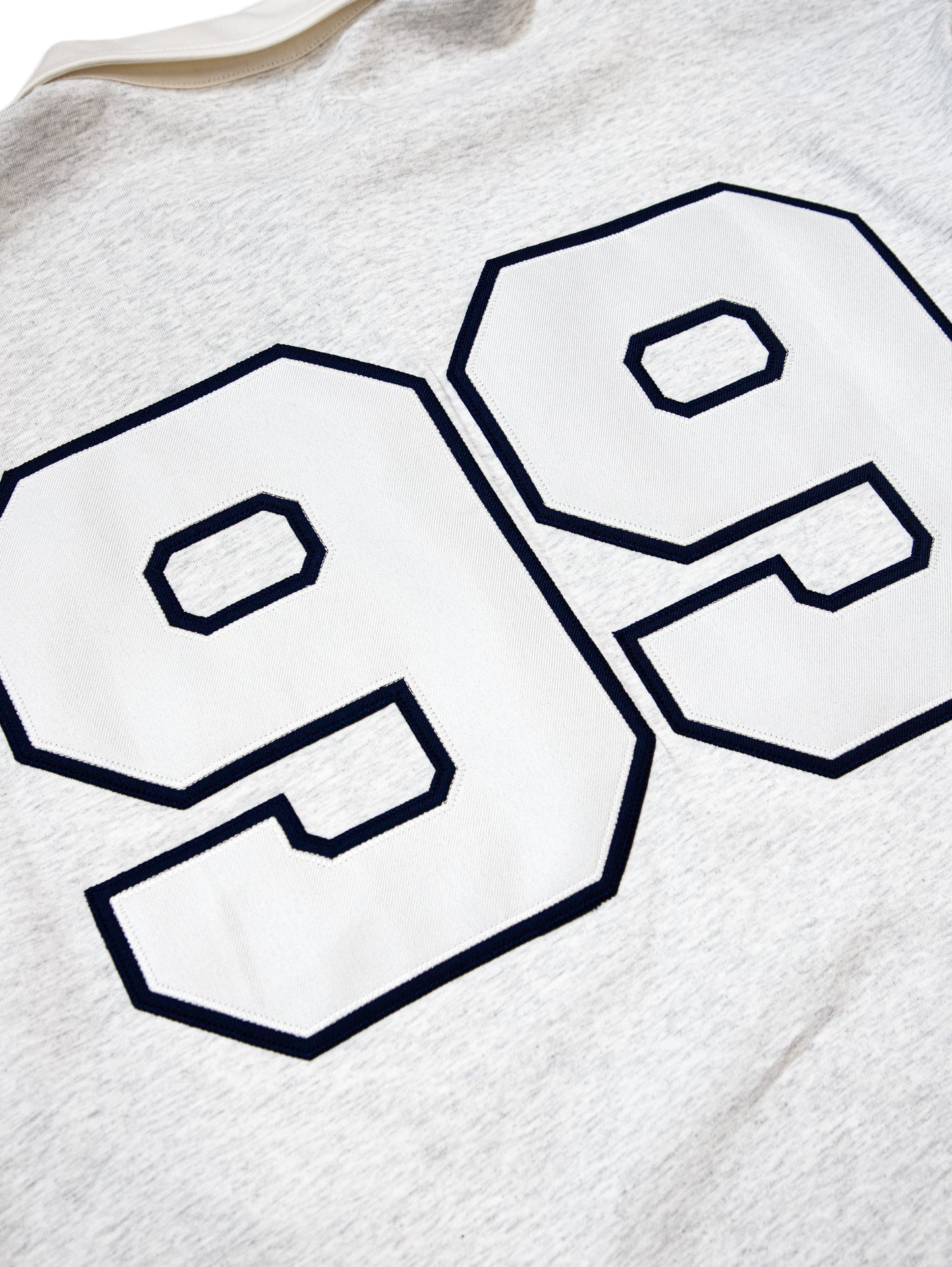 VANDYTHEPINK - Patchwork Polo L/S - Heather Grey