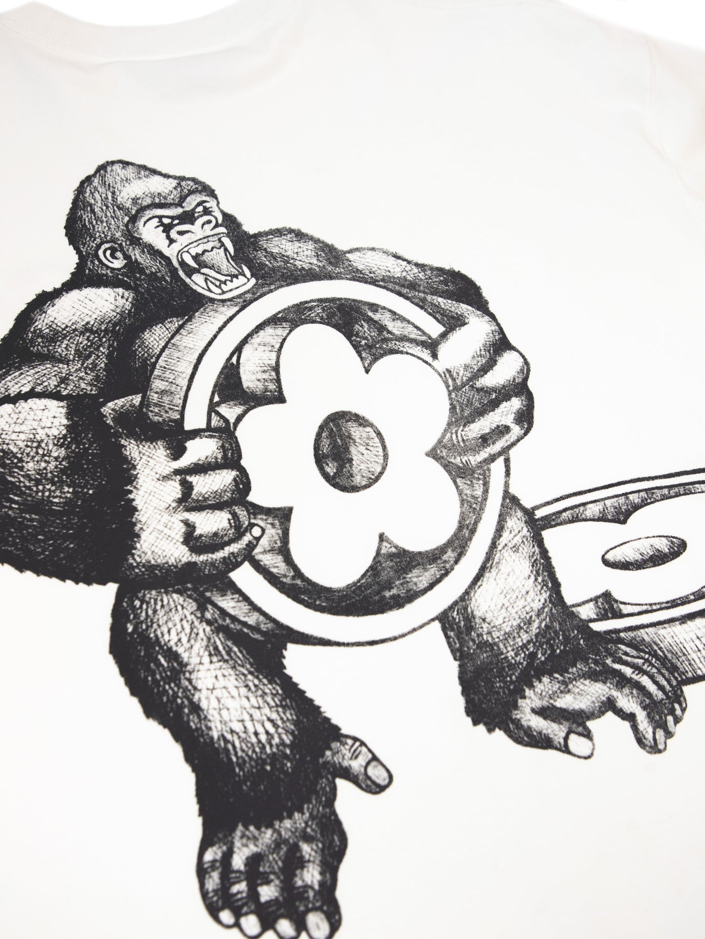 VANDYTHEPINK - Gorilla T-shirt - White