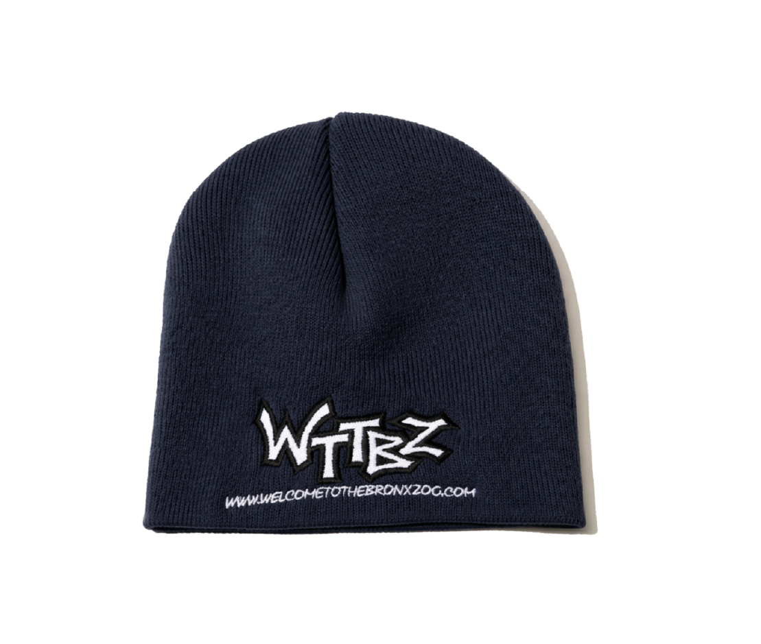WELCOMETOTHEBRONXZOO - Abbreviation Beanie - Navy